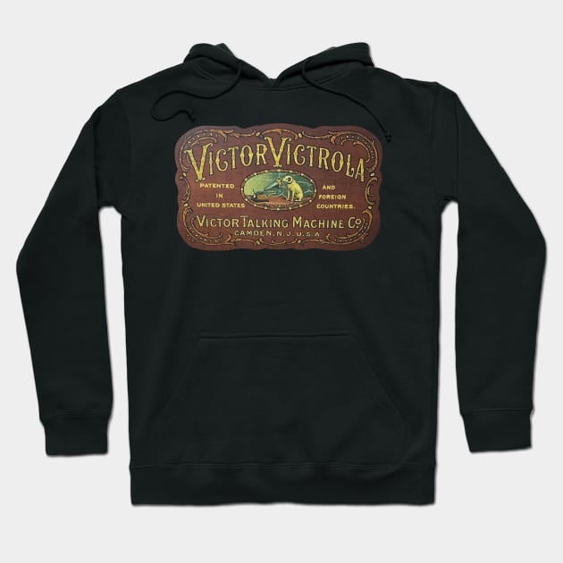 Victor Talking Machine Company Hoodie by MindsparkCreative